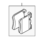 34116799964 - Brakes: Brake Pads for BMW Image