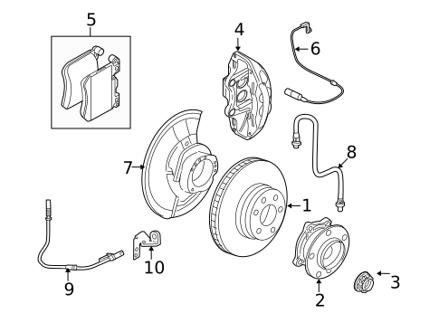Brake Components for 2011 BMW X5 #0