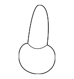 1249205163 - Body: Speaker Grille Screw for Hyundai Image