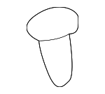 858393X000 - Body: Sill Trim Clip for Hyundai Image