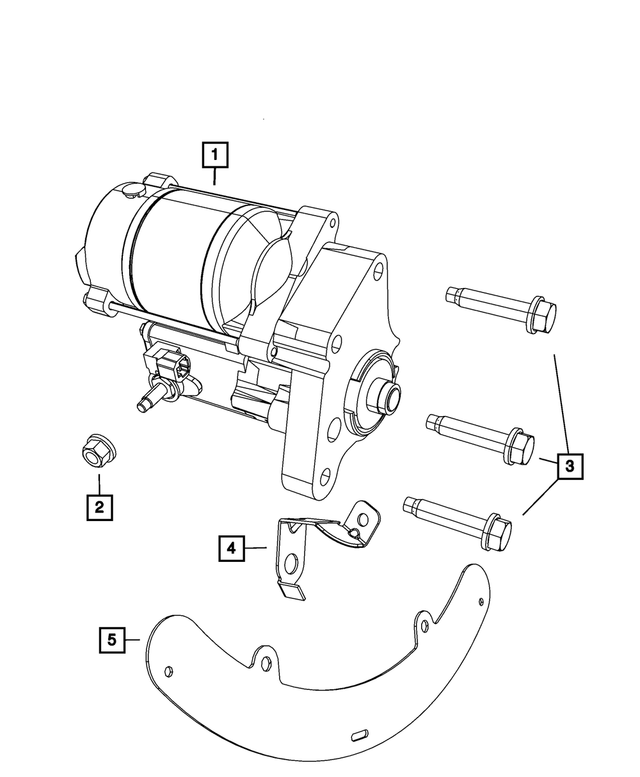 4607124AA - Electrical: Wiring Bracket for Mopar Image image
