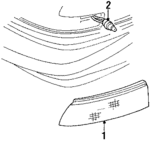 5977111 - : Side Marker Lamp for Chevrolet: Lumina APV | Pontiac: Trans Sport Image