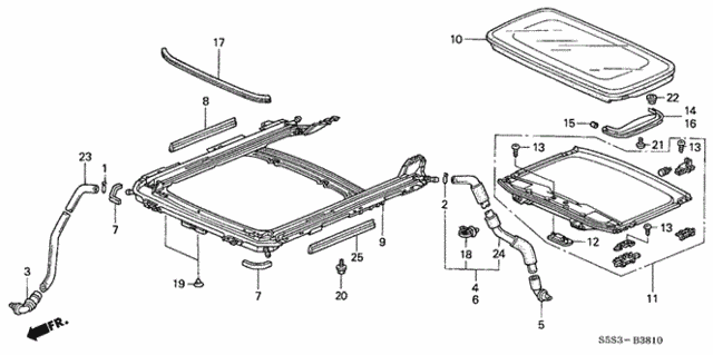 Sliding Roof for 2005 Honda Civic #0