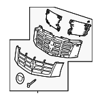 19260452 - Body: Grille Assembly for Cadillac: Escalade, Escalade ESV, Escalade EXT Image