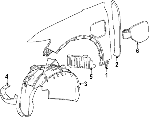Fender & Components for 2024 Honda Prologue #0