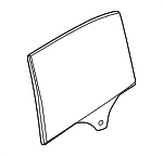 51355A08A91 - Body: Movable Glass for BMW: 530i, 530i xDrive, 540i xDrive, 550e xDrive, i5, M5 Image