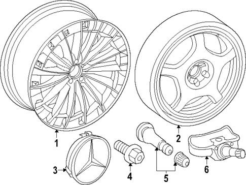 Wheels for 2025 Mercedes-Benz EQS 450 SUV #1