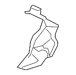 PB5Z9Y427A - Engine: Heat Shield for Ford: Explorer, Police Interceptor Utility | Lincoln: Aviator Image