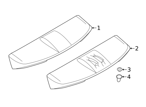 Spoiler for 2019 Land Rover Range Rover Evoque #0