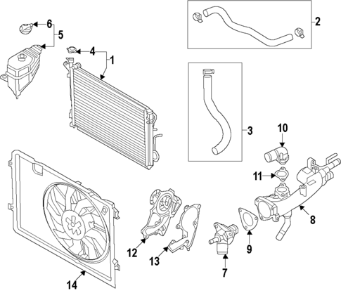 Water Pump for 2021 Kia Telluride #1