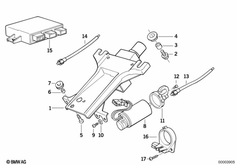 Steering Column for 1992 BMW 535i #1