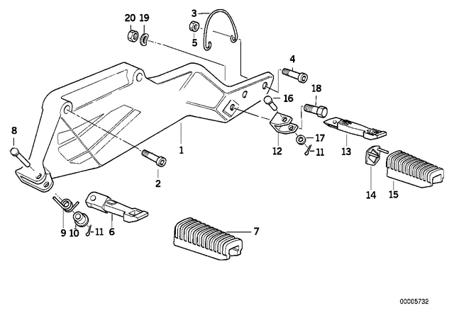 46712332006 - : Fillister-Head Screw - M10X20-8.8zns for BMW-Motorrad Image