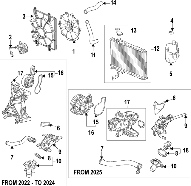 195016MDA00 - : Upper Hose for Honda Image