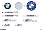 51145A42CF9 - : Label for BMW Image