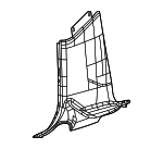 6LF31WA6AA - Body: Lower Center Pillar Trim for Jeep: Grand Wagoneer, Grand Wagoneer L, Wagoneer, Wagoneer L Image