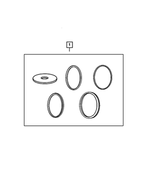 4637078AB - Automatic Transmission 4 Speed [DG8]: Transmission Clutch Seal Package for Mopar Image