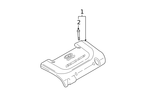 Engine Appearance Cover for 2001 Kia Optima #0