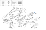 2116804787 - Panelling: Instrument Panel for Mercedes-Benz Image