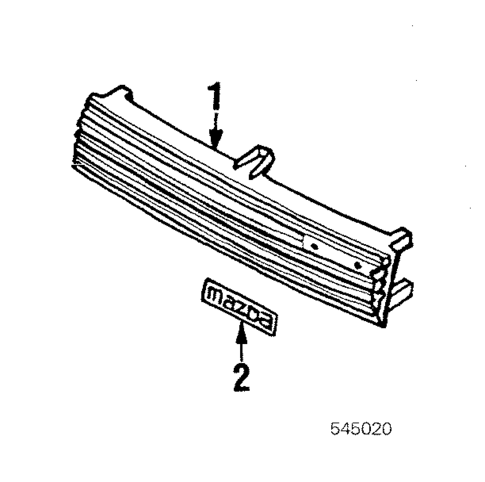 Grille for 1985 Mazda 626 #0