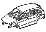 2426001305 - Body: Body Assembly for Mercedes-Benz Image