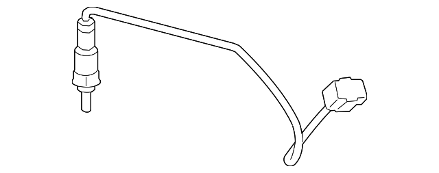 2014-2015 Mitsubishi Mirage Oxygen Sensor 1588A276