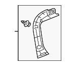 6793747050B0 - : 2012 Toyota Prius V - Side Trim Panel for Toyota Image