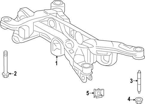Suspension Mounting for 2023 Toyota Corolla Cross #0