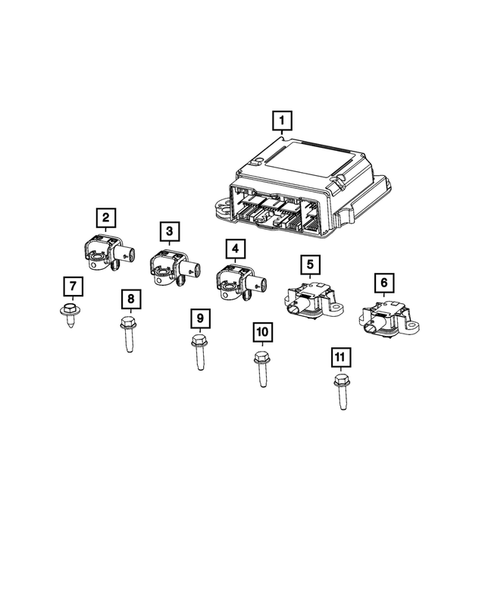 Sensors for 2023 Dodge Challenger #8