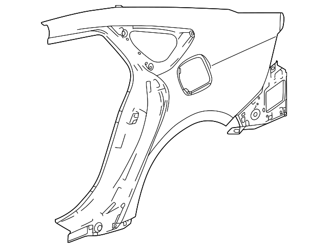 OEM 2023-2025 Honda Accord Quarter Panel 04636-30A-A00ZZ | Honda