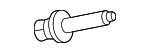 90104SNW003 - Body: Fuel Door Rivet for Honda Image