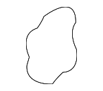 91501S04003 - Body: Fender Liner Clip for Acura Image