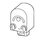 8974702010 - Electrical: Buzzer Switch for Scion: xB, xD | Toyota: Avalon, C-HR, Corolla, Highlander, Land Cruiser, Matrix, RAV4, RAV4 Prime, Sequoia, Sienna, Tacoma, Tundra Image