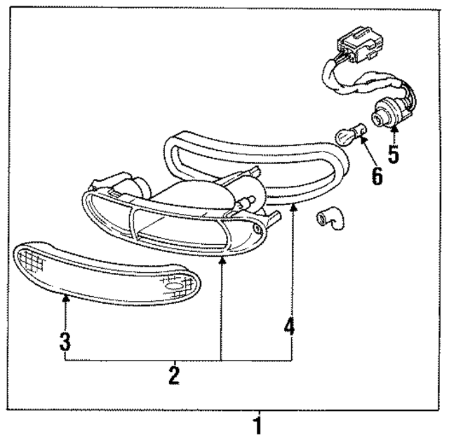 EA0151060F - : Park/Turn Lamp for Mazda Image
