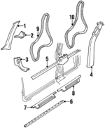 25659298 - Body: Door Weather-strip for Buick: LeSabre | Oldsmobile: 88, LSS, Regency | Pontiac: Bonneville Image