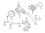 6M121678H - Belts &amp; Cooling: Engine Coolant Thermostat Kit for Audi Image