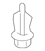 91501S04003 - Body: Splash Shield Retainer for Honda: Accord, Accord Crosstour, Civic, Civic del Sol, CR-V, CR-Z, Crosstour, Element, Fit, Insight, Odyssey, Passport, Pilot, Prelude, Ridgeline, S2000 Image