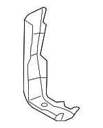 60413SJCA00ZZ - Body: Side Panel Stay for Honda: Ridgeline Image