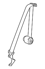 4829T6ZA00ZA - Electrical: Center Belt Assembly for Honda: Ridgeline Image