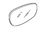 CC43691G7 - Body: Mirror Glass for Mazda Image