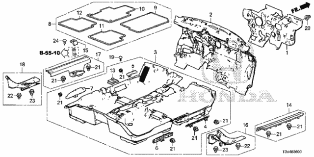 Floor Mat for 2014 Honda Accord #0