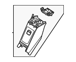 22397006018U03 - Body: Storage Compartment for Mercedes-Benz Image