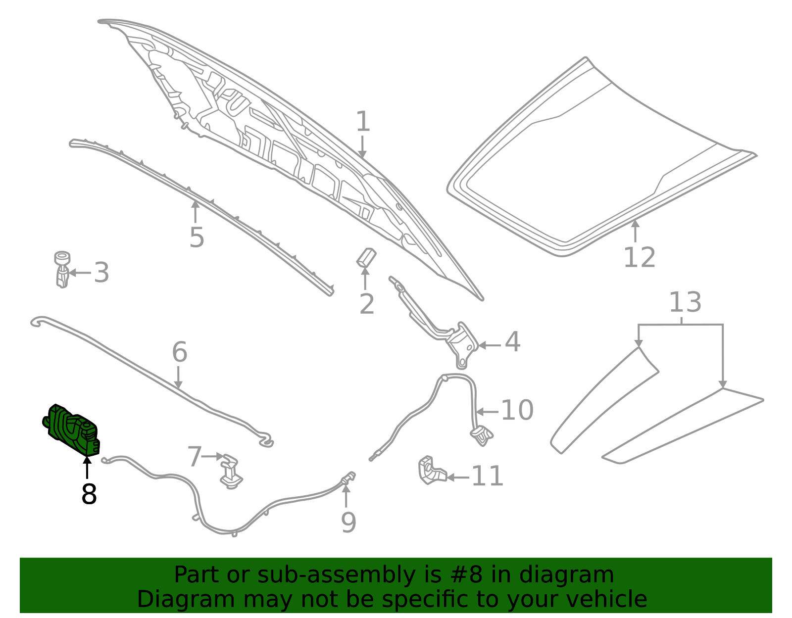 NZ6Z-16700-A - Hood Latch 2022-2026 Ford | Ford Parts Direct
