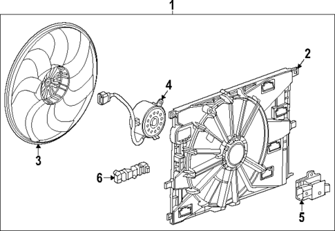 Cooling Fan for 2024 Buick Encore GX #0