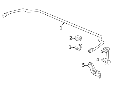 Stabilizer Bar & Components for 2007 Acura TSX #0