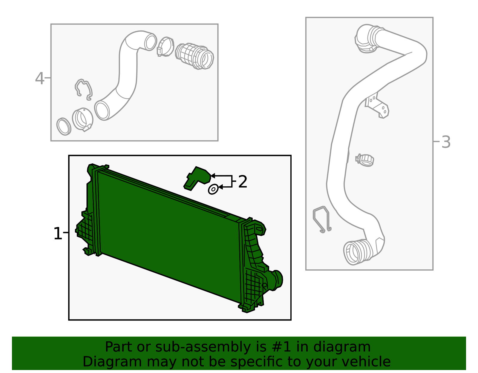 2016-2025 Chevrolet Malibu Charge Air Cooler 85525374 | TascaParts.com