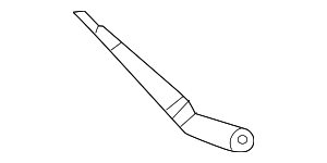 4K19554081P9 - Electrical: Windshield Wiper Arm for Audi Image