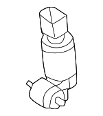 6R0955681 - Electrical: Washer Pump for Audi: A3, A3 Quattro, A3 Sportback e-tron, A4, A4 allroad, A4 Quattro, A5 Quattro, A5 Sportback, A6, A6 allroad, A6 Quattro, A7 Quattro, A7 Sportback, A8 Quattro, e-tron Quattro, e-tron S, e-tron S Sportback, e-tron Sportback, Q3, Q3 Quattro, Q4 e-tron, Q4 e-tron Sportback, Q5, Q5 PHEV, Q5 Sportback, Q7, Q8, Q8 e-tron, Q8 e-tron Sportback, RS Q8, RS3, RS5, RS5 Sportback, RS6 Avant, RS7, RS7 Sportback, S3, S4, S5, S5 Sportback, S6, S7, S7 Sportback, S8, SQ5, SQ5 Sportback, SQ7, SQ8, SQ8 e-tron, SQ8 e-tron Sportback, TT Quattro, TTS Quattro Image