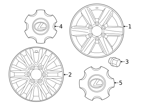 Wheels for 2017 Lexus GX460 #0