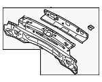 75610W120P - Body: Rear Body Panel for Mitsubishi: Outlander, Outlander PHEV Image