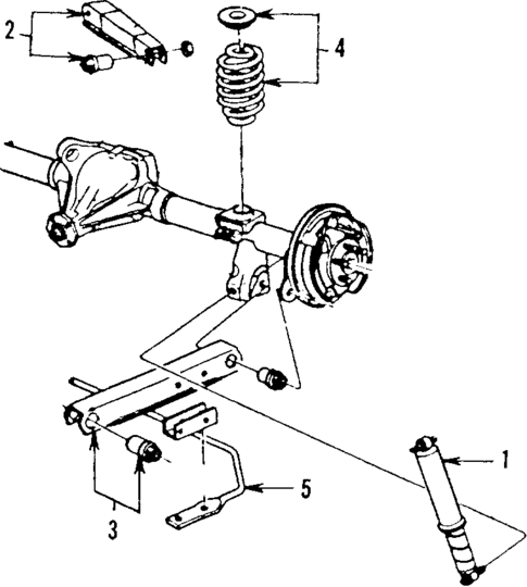 Rear Suspension for 1984 Cadillac DeVille #0